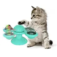 Игрушка для кота интелектуальная Спиннер Rotate Windmill дубл