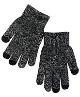 Сенсорные перчатки, темно-серый дубл