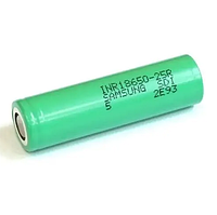 Аккумулятор 18650 Samsung INR18650-25R 2500mah (20А) Зеленый дубл