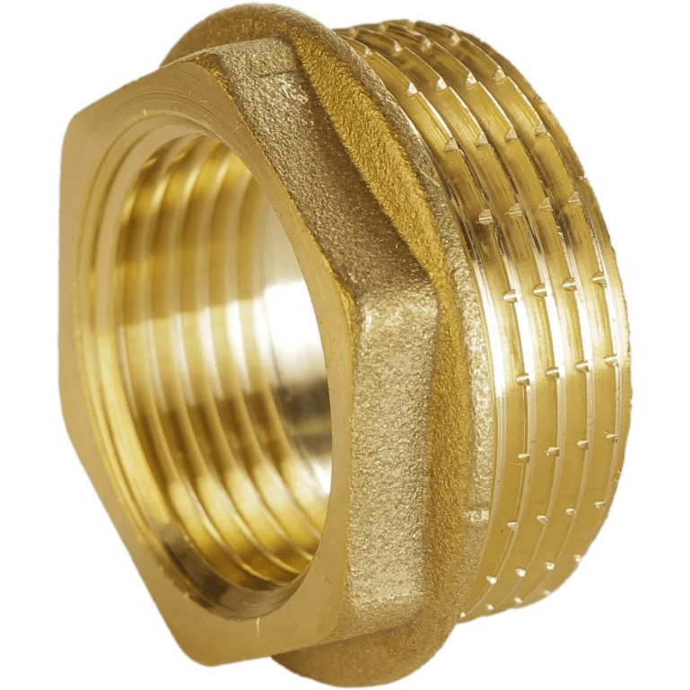 Футорка латунна посилена Н*В 1*1/2"х1*1/4", фото 1