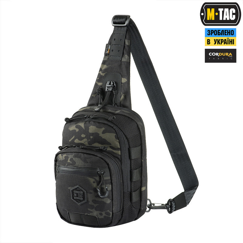 M-Tac сумка Cross Bag Slim Elite Hex Multicam Black/Black, фото 1