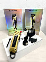 Машинка для стрижки волос Geemy GM-8015 вибрационная с насадками 3-6-10-13 мм дубл