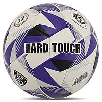 Мяч для футзала PU HYDRO TECHNOLOGY HARD TOUCH FB-5039 цвет белый-фиолетовый sh