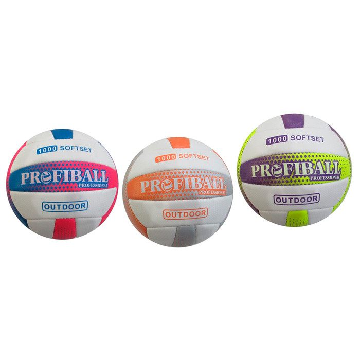 М'яч волейбольний 1189ABC (30шт) офіційний розмір, ПУ, ручна робота, 280-300г, 3кольори, в пакеті