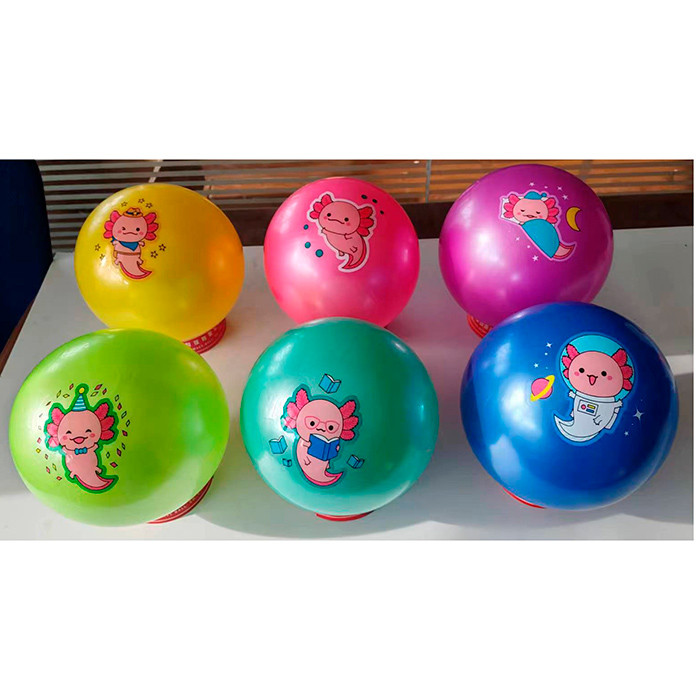 М'яч дитячий MS 3736 (120шт) 9 дюймів, малюнок, 60г, 6видів/6 кольорів