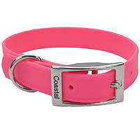 Биотановый ошейник для собак Coastal Fashion Waterproof Dog Collar розовый см. 19x43 см(76484461576)
