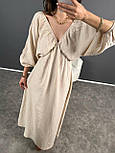 Оригінальна повітряна сукня з мусліна, фото 5