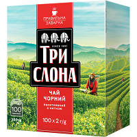 Чай Три Слона "Черный" 100х1.5 г (ts.77545) - Топ Продаж!