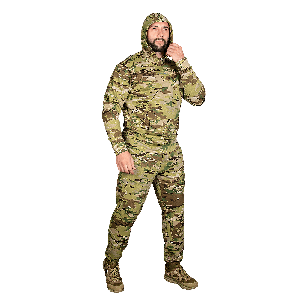 Тактичний спортивний костюм Basic Hood 3.0 Multicam