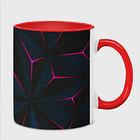 Чашка с принтом «Доспехи абстрактная броня» (цвет чашки на выбор)