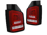 Тюнинговые задние фонари full led VW T5 дорестайл RED WHITE от G