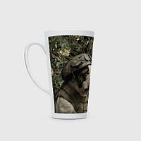 Чашка с принтом Латте «Бульдог солдат»