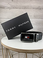 Мужской кожаный ремень пояс Tommy Hilfiger