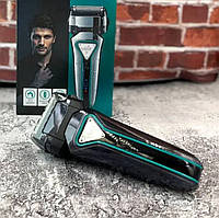 Чоловіча електробритва з вбудованим акумулятором, бездротова акумуляторна електробритва для бороди, LZI