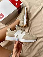 New balance 327 бежеві, стильні кросівки Chengс 327 жіночі кросівки new balance beige