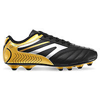 Бутсы футбольная обувь YUKE H8001M размер 41 цвет черный-золотой se