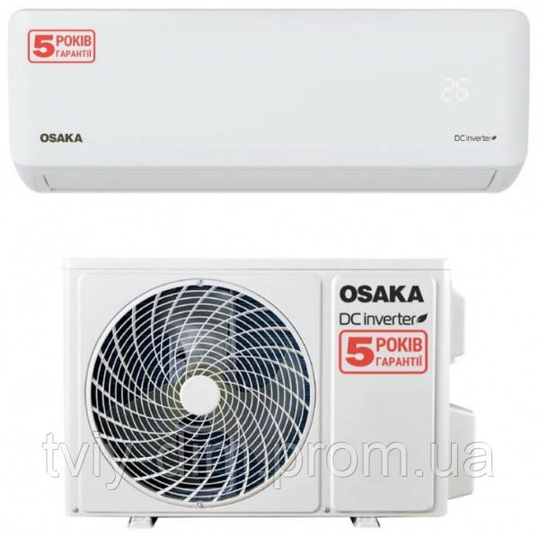 Кондиціонер Osaka STV-07HH3 Elite Inverter, White, спліт-система, інверторний компресор, площа приміщення 20