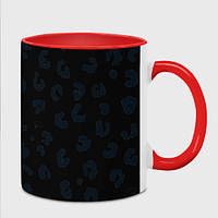 Чашка с принтом «Черная багира» (цвет чашки на выбор)
