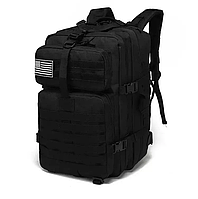 Тактический вместительный рюкзак 45л Черный дубл