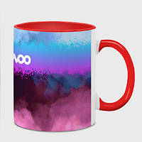 Чашка с принтом «Mamamoo clouds» (цвет чашки на выбор)