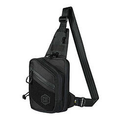 M-Tac сумка Sling Pistol Bag Elite Hex с липучкой Black