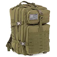 Рюкзак тактический штурмовой трехдневный SP-Sport ZK-5508 размер 48х28х28см 38л Оливковый