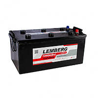 Аккумулятор 225 ампер для грузовых машин LEMBERG battery 12V "3" (+ сверху)