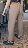 Стильні жіночі джинси баггі з поясом у комплекті Тканина Джинс котон Турція Розміри: 48-50,52-54,56-58, фото 6