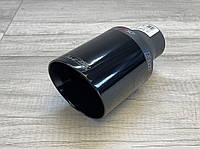 Насадка глушителя Buzzer ZZ105XB круглая чорная 100 мм от G
