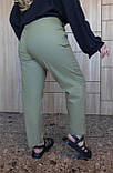 Стильні жіночі джинси баггі з поясом у комплекті Тканина Джинс котон Турція Розміри: 48-50,52-54,56-58, фото 10