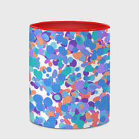 Чашка с принтом «Морская галька» (цвет чашки на выбор)