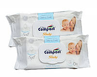 Влажные детские салфетки Ultra Compact Baby Sensitive 144 шт 0+ с клапаном