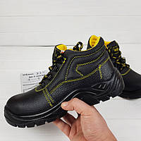 Спецвзуття захисне черевики робітники зз металевим підноском демісезонні практичні чоловіче робоче взуття польша