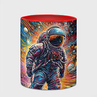 Чашка с принтом «Космический импрессионизм» (цвет чашки на выбор)