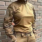 Бойова сорочка під бронежилет UBACS демісезон 505SQUARE в кольорі койот, фото 8