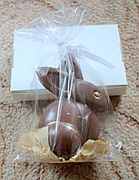 Шоколадный заяц ручной работы на пасху