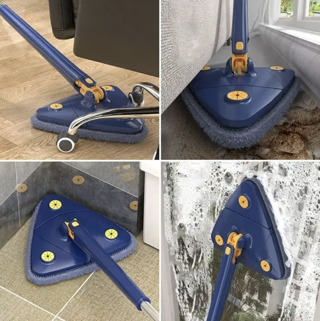 Лентяйка Multi function Mop Треугольная швабра с отжимом 360 градусов Швабры с самоотжимом для дома - фото 9 - id-p2187093182