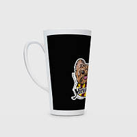 Чашка с принтом Латте «Yorkindor Dogwarts black»