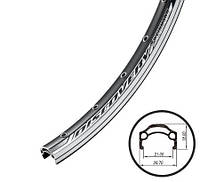 Обод 26" Weinmann Discovery, 36Н, анодир., с проточкой, пистон., черн.