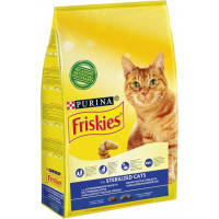 Сухий корм для кішок Purina Friskies Sterile з лососем і овочами 270 г (7613035352346)