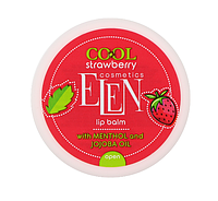 Бальзам для губ ELEN Cosmetics 'Cool Strawberry' 9 г Увлажняет, освежает и придает губам естественный оттенок