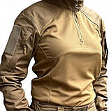 Бойова сорочка під бронежилет UBACS демісезон 505SQUARE в кольорі койот, фото 2