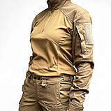 Бойова сорочка під бронежилет UBACS демісезон 505SQUARE в кольорі койот, фото 3