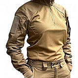 Бойова сорочка під бронежилет UBACS демісезон 505SQUARE в кольорі койот, фото 6