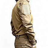 Бойова сорочка під бронежилет UBACS демісезон 505SQUARE в кольорі койот, фото 4