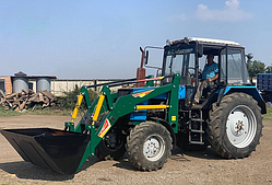 Фронтальний навантажувач КУН на трактор МТЗ-80, МТЗ-82, ЮМЗ