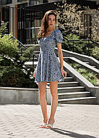 Женское голубое платье Staff на весну и лето дует легкая и стильная стаф. Nestore Жіноча голуба Сукня Staff на