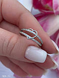 Срібна каблучка з сердечком, фото 9