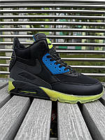 Кроссовки Nike Air Max 90 Black / green (Високі, Демісезонні)