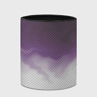 Чашка с принтом «Фиолетово-серый дым - Хуф и Ся» (цвет чашки на выбор)